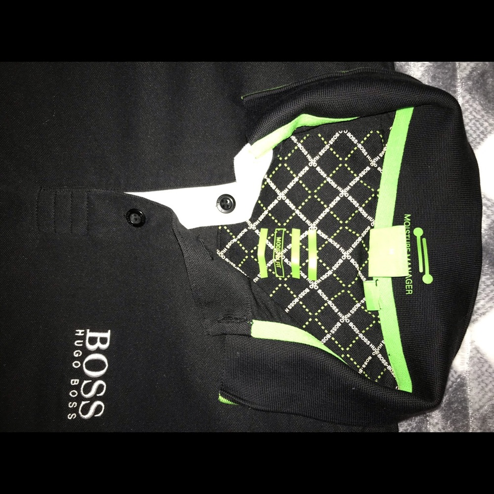 Hugo boss polo shirt manager size M
